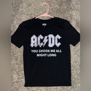 Forever 21 Black AC/DC Graphic Tee